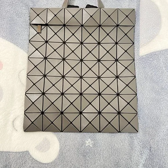 $995 Authentic BAO BAO by ISSEY MIYAKE Made in JAPAN D.Gray Geometric Backpack BAO BAO ISSEY MIYAKE Flat Geometric Backpack - Bergdorf Goodman main image 2